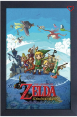 Framed - Zelda Wind Waker (Cartoon)
